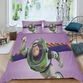 thumbnail image 2 of Buzz Lightyear 2 Themed Bed Sheet Set Three Piece Set 53x79 Inches Comfortable And Skin Friendly Unique Design Creating A Star Studded Night, 2 of 6