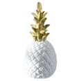 thumbnail image 1 of Inteprter Hucha de piña de resina con forma de fruta bonita, maceta de ahorro dorada, decoración de , caja de dinero, sala de estar, regalos de Decoración del hogar Blanco grande, 1 of 6