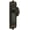 Timeless Bronze, variant on Grandeur 815048 Windsor Solid Brass Rose Privacy Door Knob Set - Grey