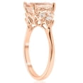 thumbnail image 3 of Pompeii 2 1/3 cttw Oval Morganite & Diamond Engagement Ring 14k Rose Gold (H/I,I1-I2), 3 of 3