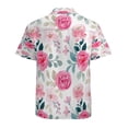 thumbnail image 3 of High Quality Hawaiian Shirts for Men Short Sleeve Aloha Beach Shirt Floral Summer Casual Button Down Shirts Blouses VSKCMJ, 3 of 7