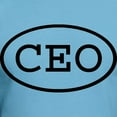 thumbnail image 3 of CafePress - CEO Oval Fitted T Shirt - Fitted T-Shirt, Vintage Fit Soft Cotton Tee, 3 of 4