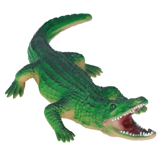Juguete modelo de cocodrilo de simulación, modelo de cocodrilo de simulación, modelo animal de cocodrilo de simulación único, respuesta rápida