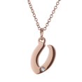 thumbnail image 2 of Set de Joyería para Mujer Iniciales LuckyLy, Collar y Aretes Oro Rosa 18k, Modelo Yara rosa UNITALLA, 2 of 7