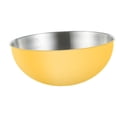 thumbnail image 4 of Cuencos para hornear ensaladas, tazón para mezclar, recipiente duradero, tazones para sopa de acero inoxidable, 16 cm amarillo, 4 of 9