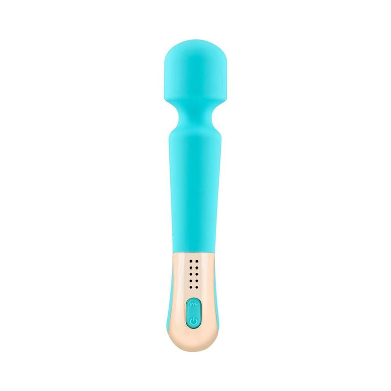iWisp Aftershock Full Body Wand Massager — Premium Skin-Safe Silicone, Quiet & Waterproof with Over 160 Minutes Playtime, Soft-Touch for Muscle Relief
