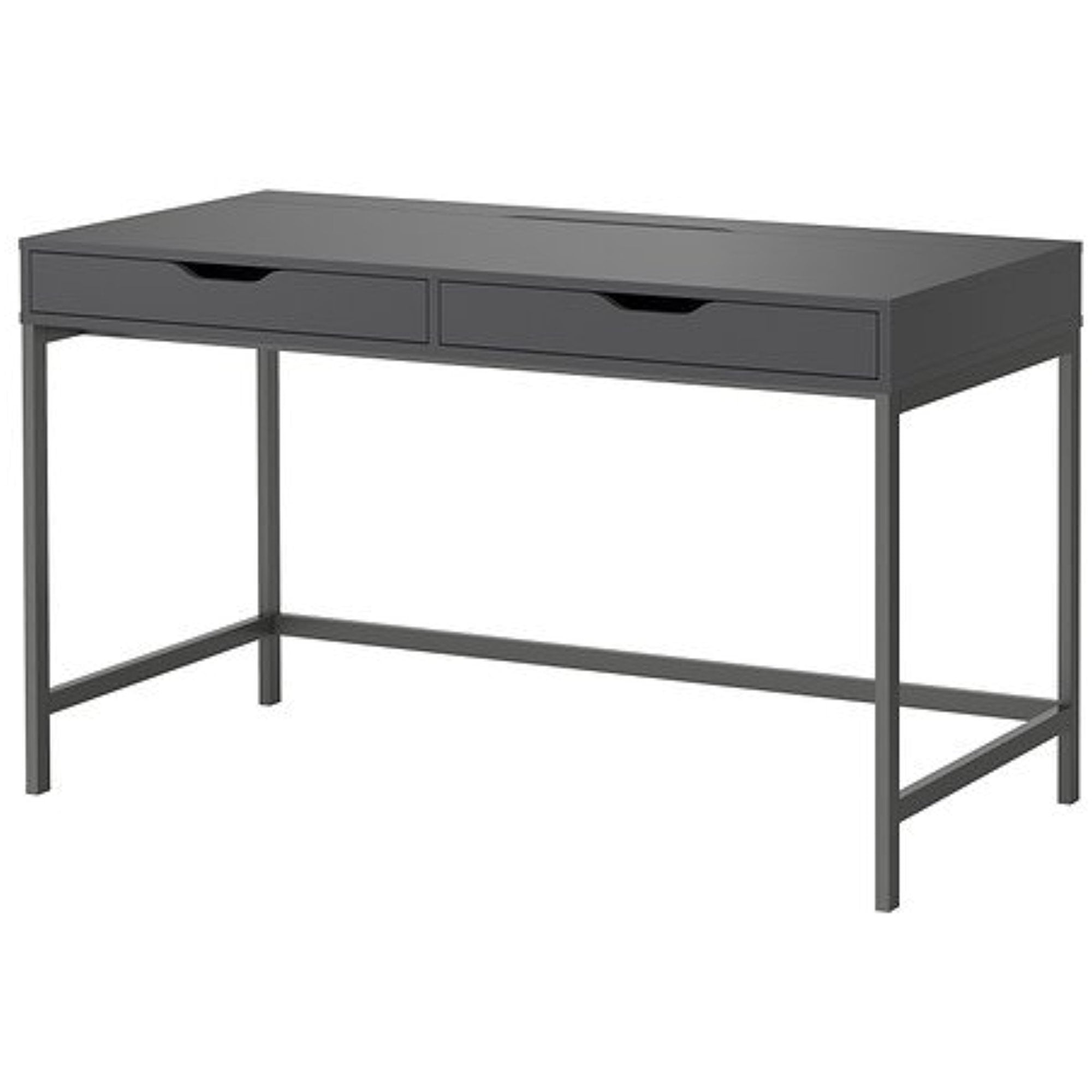 Ikea Gray Computer Desk With Drawers 51 5 8x23 5 8 38210 20223