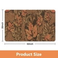 thumbnail image 4 of Attractive 20x32 in Green Leaf Bath Mat - Non-Slip, Boho Microfiber Bathroom Rug - Cute, Absorbent, Soft Touch, Machine-Wash Doormat., 4 of 5
