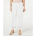 thumbnail image 2 of Alfani Plus Size Lace-Inset Capri Tummy-Control Pants, 2 of 3