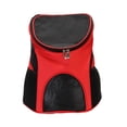 thumbnail image 1 of GROWTH TANK Cat Bookbag Approved Mesh Medium Use G Rucksack Bottom Stylish Holder Front Red, 1 of 7