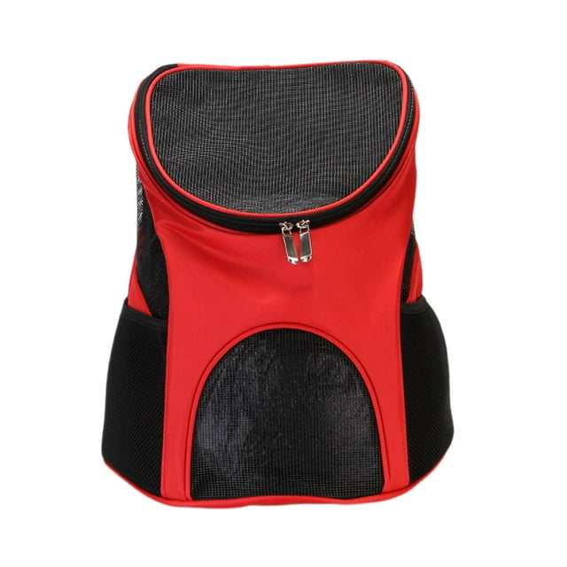 GROWTH TANK Cat Bookbag Approved Mesh Medium Use G Rucksack Bottom Stylish Holder Front Red