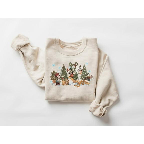 Mickey and Friends Sweater, Disney Xmas Sweatshirt, Christmas Party 2025, Vintage Unisex Shirt