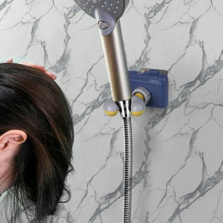 

Msuo Command Hooks instant Universal Adjustable Shower Head Stand with Hook Stand B