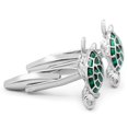 thumbnail image 3 of SuperJeweler Stainless Steel Turtle Cufflinks For Men, Fits Standard Shirt, 3 of 6