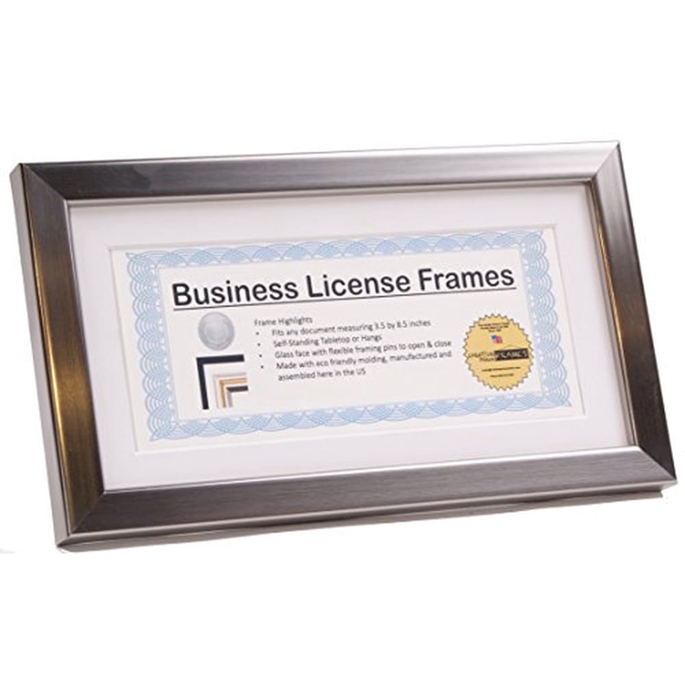 License Frames for Cosmetology Professionals 3.5 by 8.5 inch State