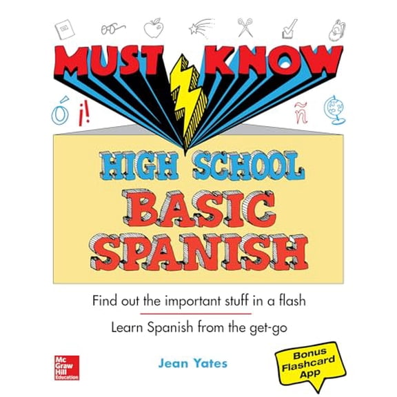 Pre-Owned Must Know High School Basic Spanish (Paperback) 1260453065 9781260453065