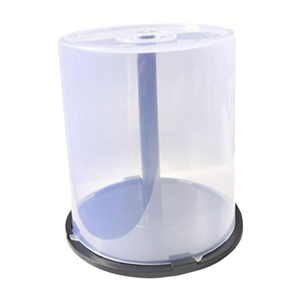Cubo de Almacenamiento de CD Estante de Almacenamiento de DVD Estuche de CD para Mesa Sala de Estar Oficina