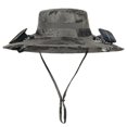 thumbnail image 2 of Women Sun Hat Wide Brim Cap Solar Fan Sports Summer Lightweight Breathable Adjustable Visor Cap, 2 of 9