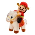 thumbnail image 3 of Juguete de caballo dios de la riqueza de Año Nuevo, muñeco de caballo dios de la riqueza de dibujos animados, estilo chino Estilo B, 3 of 9