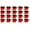 red, variant on 20pc CPR Mask Keychain Emergency Kit CPR Face Shields for First Aid AED Training