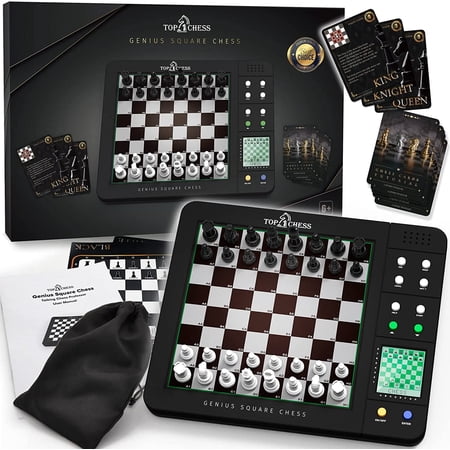 TOP 1 CHESS Board Electronic Chess Games, Talking Electronic Chess Board with Multi-Level Skills, Best Electronic Chess Set for Players of All Levels Ages Kids and Adults
