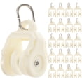 thumbnail image 1 of MLINS 50pcs Curtain Track Pulley Sliding Wheel Curtain Track Glider Curtain Fitting, 1 of 6