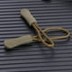 thumbnail image 4 of Cuerda De Cremallera Cuerda De Cremallera Escalada 10 unidades/paquete de tirador de cremallera antideslizante en el extremo para etiqueta de cuerda (verde militar), 4 of 8