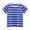 Blue, variant on KYAIGUO Toddler Kids Short Sleeve T Shirt Tees for Boys Girls,Baby Striped Shirt Casual Tees T Tops Crewneck Shirt for 1-9T