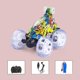 thumbnail image 3 of 2.4G RC Stunt Car Toy de alta con música ligera Roll Over Off Road Vehicle Universal Wheel 4WD Racing Car Radio Control Crawler Climbing Car Pintada Baoblaze coche de acrobacias rc, 3 of 8