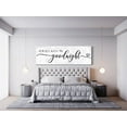 thumbnail image 2 of Canvas Print Always Kiss Me Goodnight Sign Wall Art Love Quote Poster Painting For Master Bedroom Over Bed Wall Decor Unframed, 2 of 5