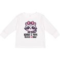 thumbnail image 3 of Inktastic Nonna and Papa Grandkids Raccoon Girls Long Sleeve Toddler T-Shirt, 3 of 5