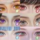 thumbnail image 2 of EYESHARE Cosplay Lentes De Contacto De Ojos Azul Morado Halloween Belleza Maquillaje Cosméticos De Vidrio, 2 of 4