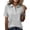 Gray #9, variant on DORKASM Women's Polo Shirts V Neck Collared Casual Shirts Quick Dry Trendy Short Sleeve Summer Polo Shirts Buttons Business 2026 Tops Wine M
