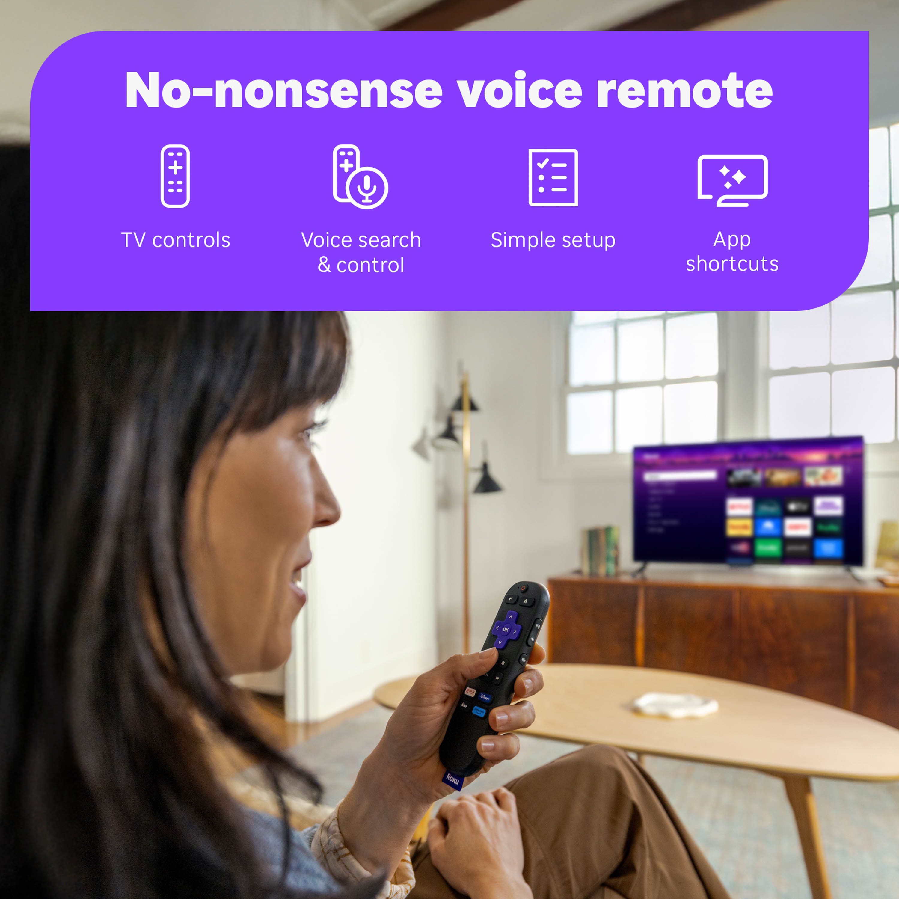 Roku Streamer: Dispositivo de transmisión HD para TV con control remoto por voz - TV gratis y en vivo 5