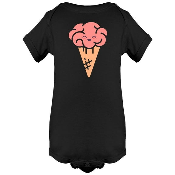 Brain Ice Cream Design Bodysuit Infant -Image by Shutterstock,  Newborn