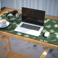 thumbnail image 3 of Long Mouse Pads for Desk,DarkGreen Cartoon Dinosaurs Leaves Desk Mats on Top Of Desks, Desk Mouse Pad Extra Large with 3mm Non-Slip Base and Stitched Edge for Gaming,Work,Home 35.4"x15.7", 3 of 5