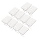 thumbnail image 2 of 10 almohadillas de repuesto para unidad TENS, parches de electrodos rectangulares reutilizables para electroterapia, estimulador muscular, apertura de 2,5 mm/0,098 pulgadas., 2 of 14
