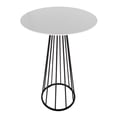 thumbnail image 2 of Canary Contemporary Bar Table in Black Steel and White Wood by LumiSource, 2 of 3
