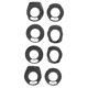 thumbnail image 1 of Espaciador de manillar curvo para bicicleta, 8 piezas, duradero, accesorios de herramientas, elevador profesional para montar en bicicleta de Cola Espaciador de manillar, 1 of 8