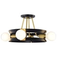 thumbnail image 6 of 60/7866 Nuvo Lighting Marsden - 4 Light Semi-Flush Mount In Contemporary Style-9.25 Inches Tall and 13.25 Inches Wide, 6 of 13