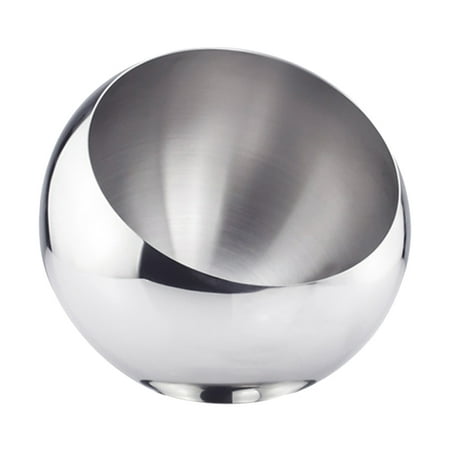 

Stainless Steel Seasoning Bowl Practical Sauce Bowl Convenient Household Condiment Bowl Fruit Bowl for Daily Use (Diameter in 18c