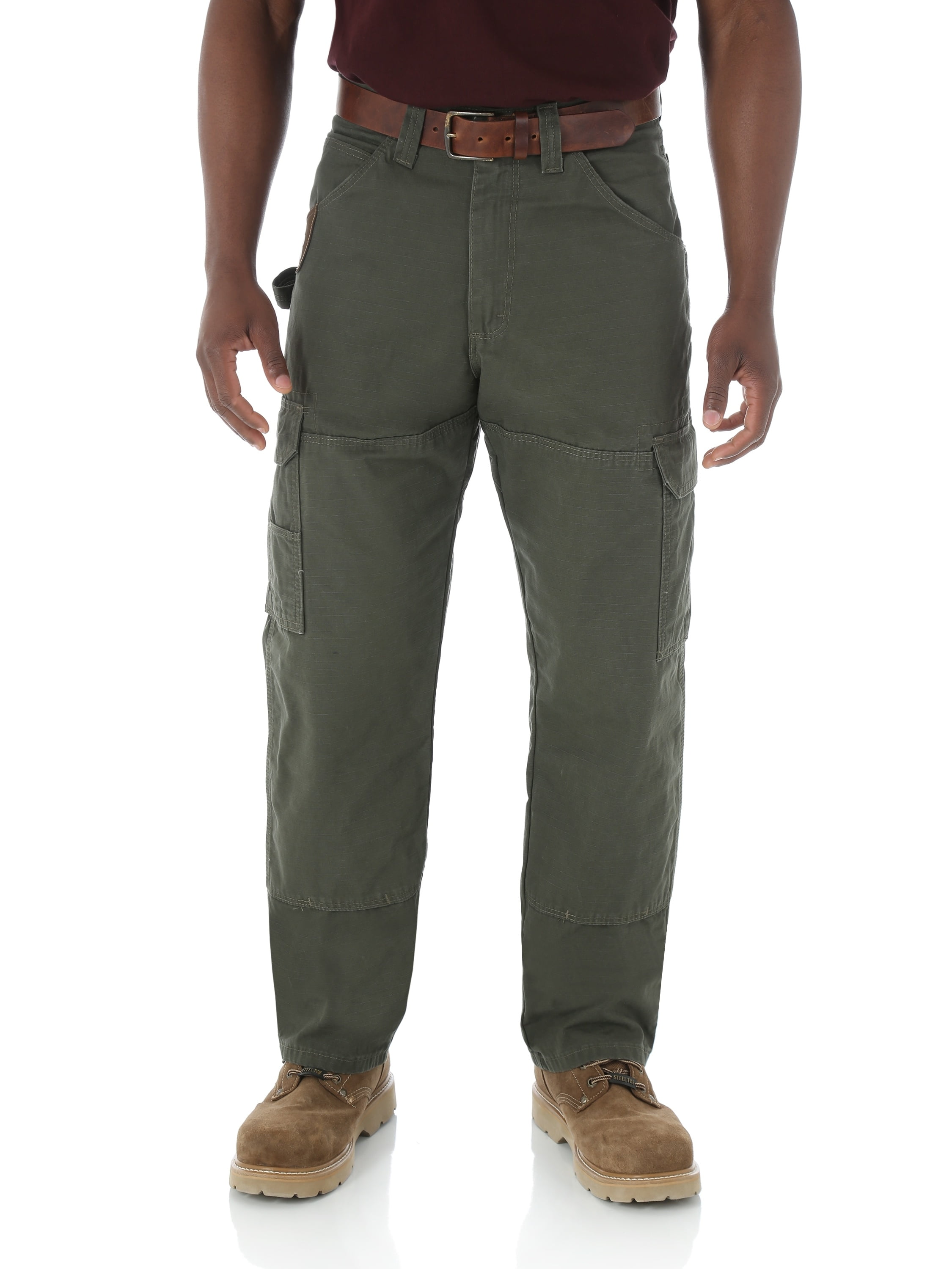 wrangler big men's relaxed fit stretch cargo pants