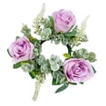 thumbnail image 3 of Candle Rings Wreaths Artificial Candle Wreath for Tabletop Halloween Wedding, 3 of 8