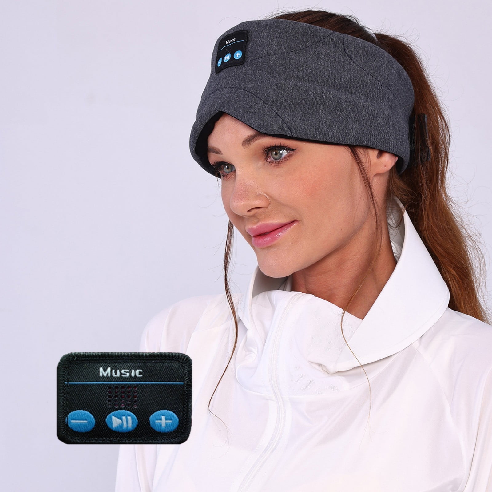 Wireless Bluetooth Sleeping Headphones Headband Thin Soft Elastic Comf – Giveagiftoflove