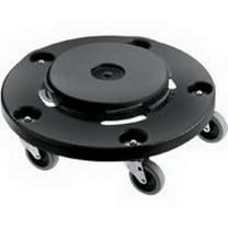 RCP2640BLA - Rubbermaid-Black Brute Twist On/Off Round Dolly 18.2" Diameter x 6.6" Height