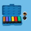 thumbnail image 6 of SunniMix Wheel Socket Set ,Protective Wheel Impact Socket Set Metric 17mm ,19mm ,21mm 1/2 6 piece, 6 of 8