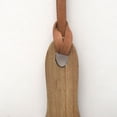 thumbnail image 5 of Parisloft Bless This Kitchen Wood Wall Decor, Cutting Board Shaped Kitchen Decor with a Leather Hanger, Farmhouse Rustic Wood Kitchen Decor, 6.375"W x 10"H, 5 of 9