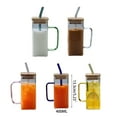 thumbnail image 3 of Colorful Handle Glass Cup Creative Cocktail Glasses Cup Heat-resistants Milk Drinking Cup Large Capacity Coffee Cup, 3 of 20
