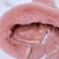 thumbnail image 4 of Gorro de invierno para mujer, gorro de punto cálido, gorro de aviador con pompón de piel, gorro de cazador Ushanka con orejeras, 4 of 6