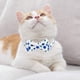 thumbnail image 4 of Paquete de 2 collares para gatos separables con pajarita, collares para gatos con hebilla de seguridad y campana, collares con estampado de verano, 4 of 5
